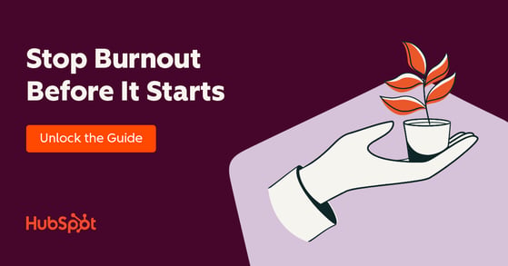 Stop burnout before it starts