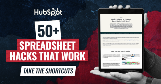 50+ spreadsheet hacks that work