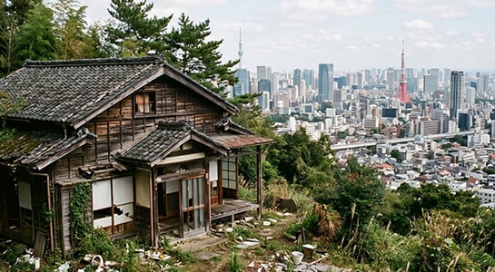 Japan abandoned house