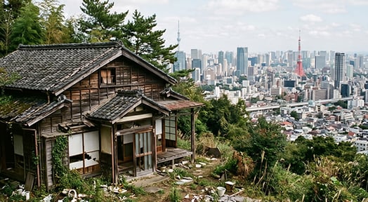 Japan abandoned house