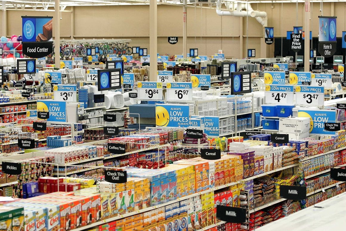 Walmart-aisles