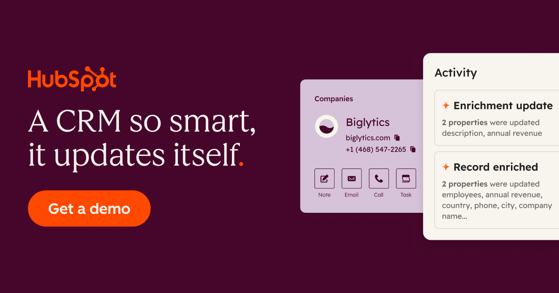 A CRM so smart it updates itself 