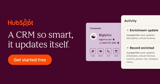 A CRM so smart, it updates itself 