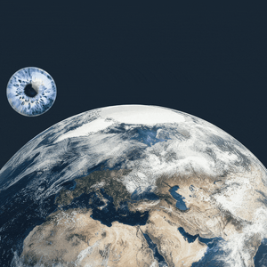 A retina circling the earth 