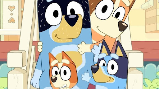 A screenshot from the TV show “Bluey.”