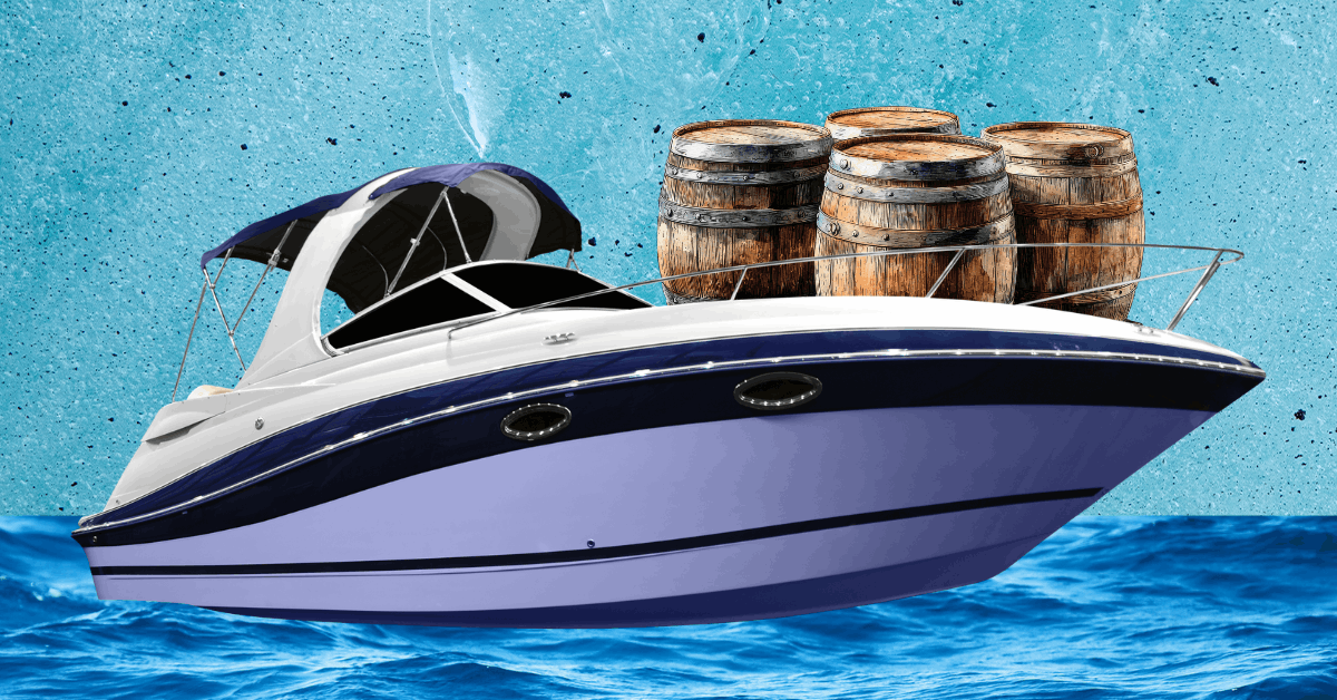 Aging bourbon on the high seas and at full volume