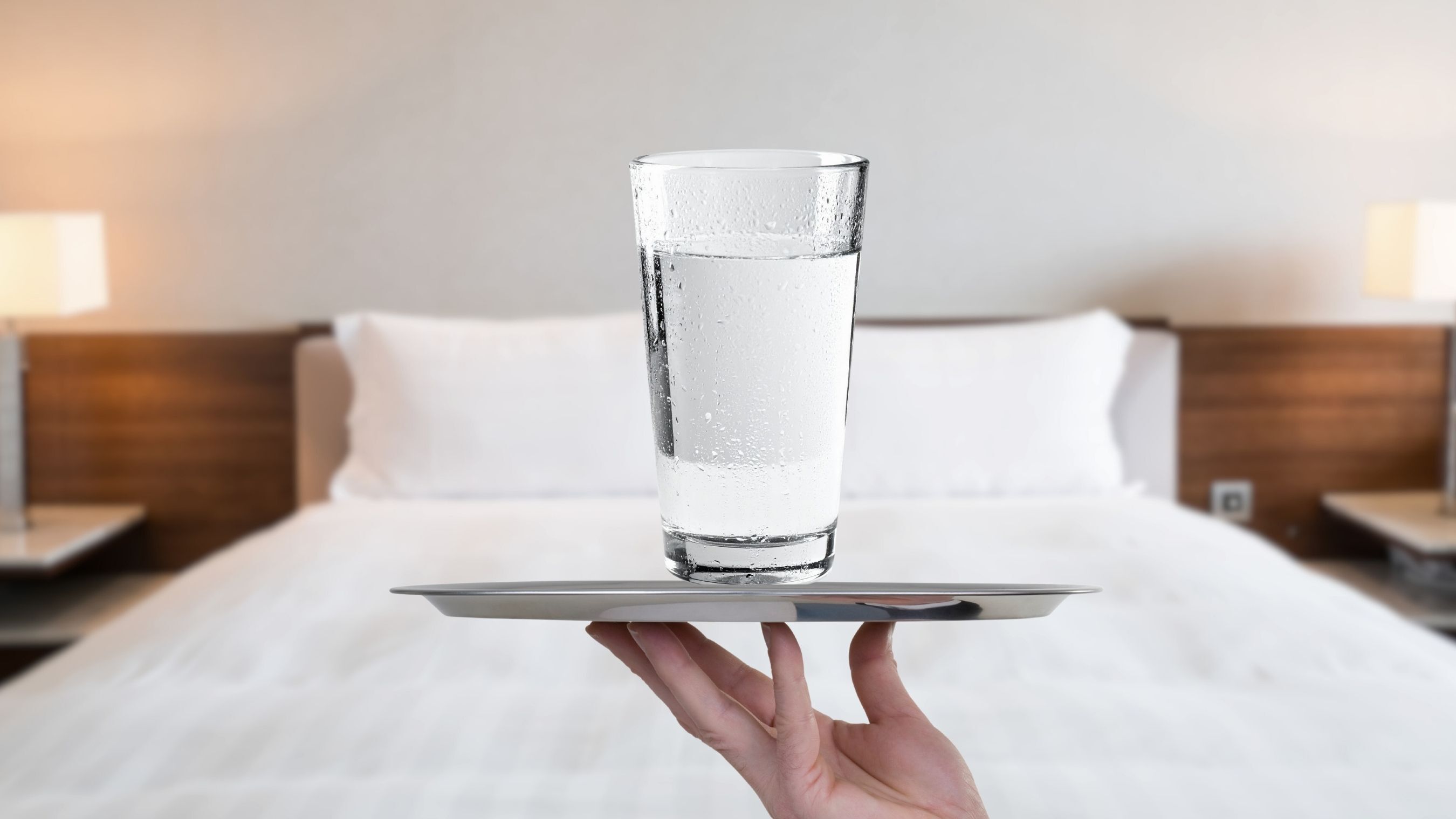 At some hotels, water is the new Champagne
