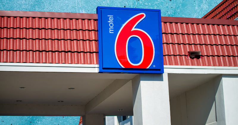 Blackstone checks out of Motel 6