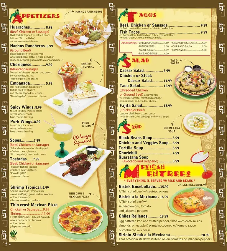 the menu restaurant