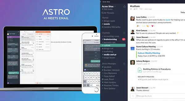 Slack Acquires Email App Astro As It Inches Closer Toward Digital Workplace Domination