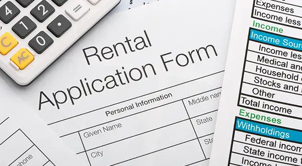 The problem with rental applications